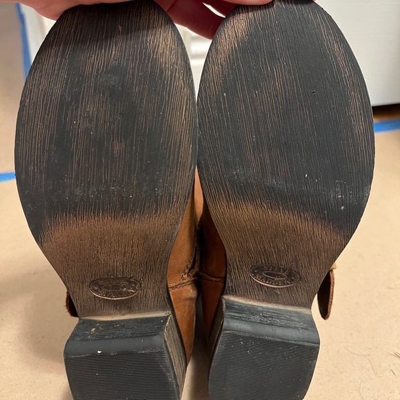 STEVE MADDEN 'Brewzzer' Mid Calf Cognac Leather Boots - Picture 4 of 4